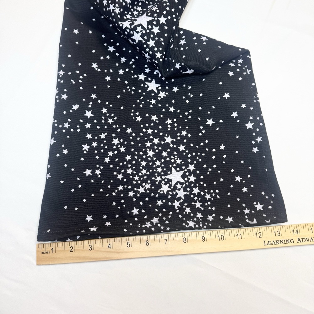 Wrangler Wanderer High Rise Flare Jeans Womens 31 Black Star Print Celestial - Picture 13 of 13